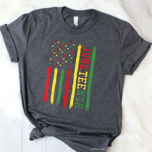 Juneteenth Flag Black History African American TShirt Unisex Adult TShirt