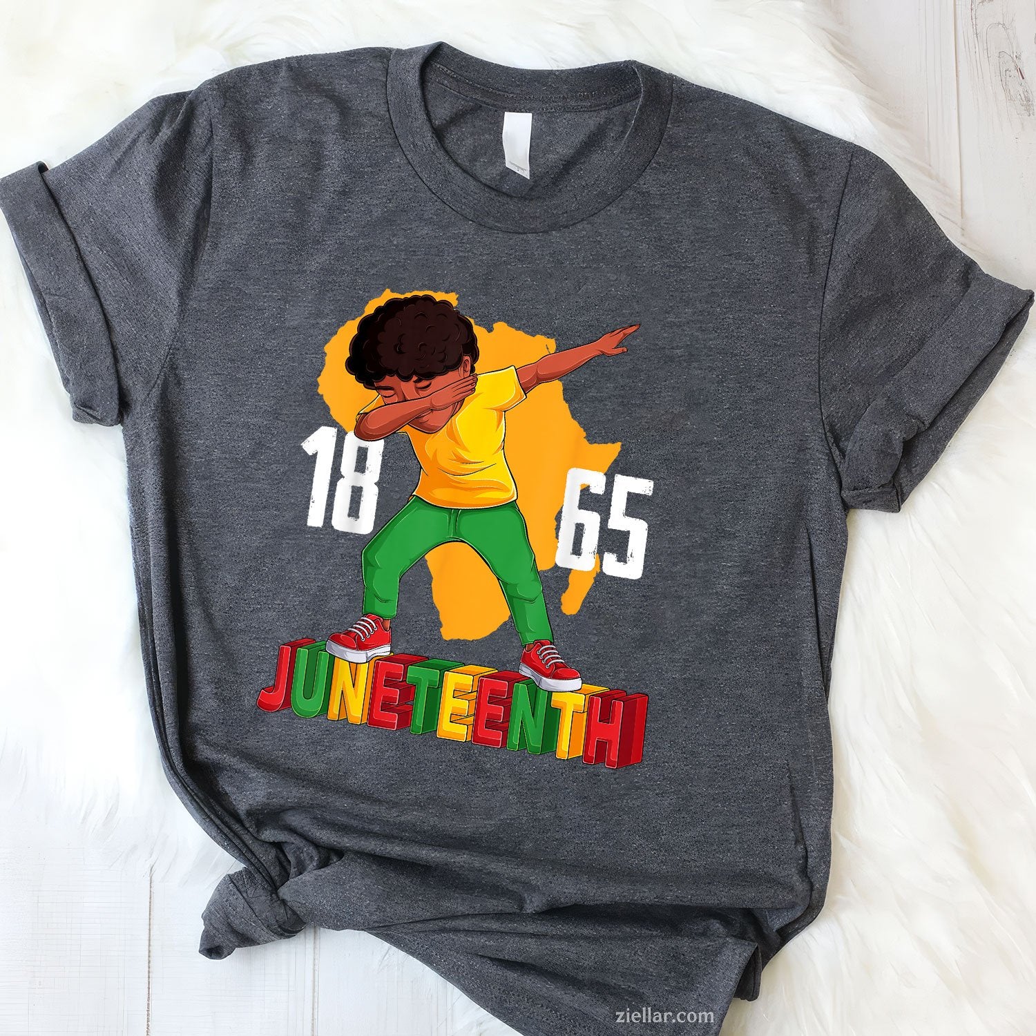 Juneteenth Dabbing Boy Men Black
