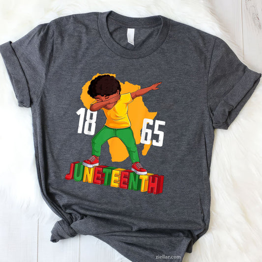 Juneteenth Dabbing Boy Men Black
