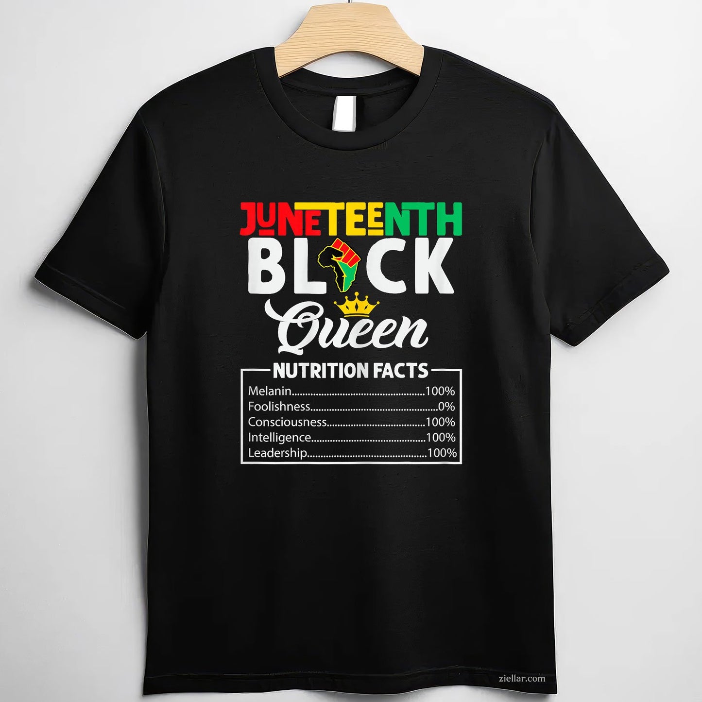 Juneteenth Womens Black Queen