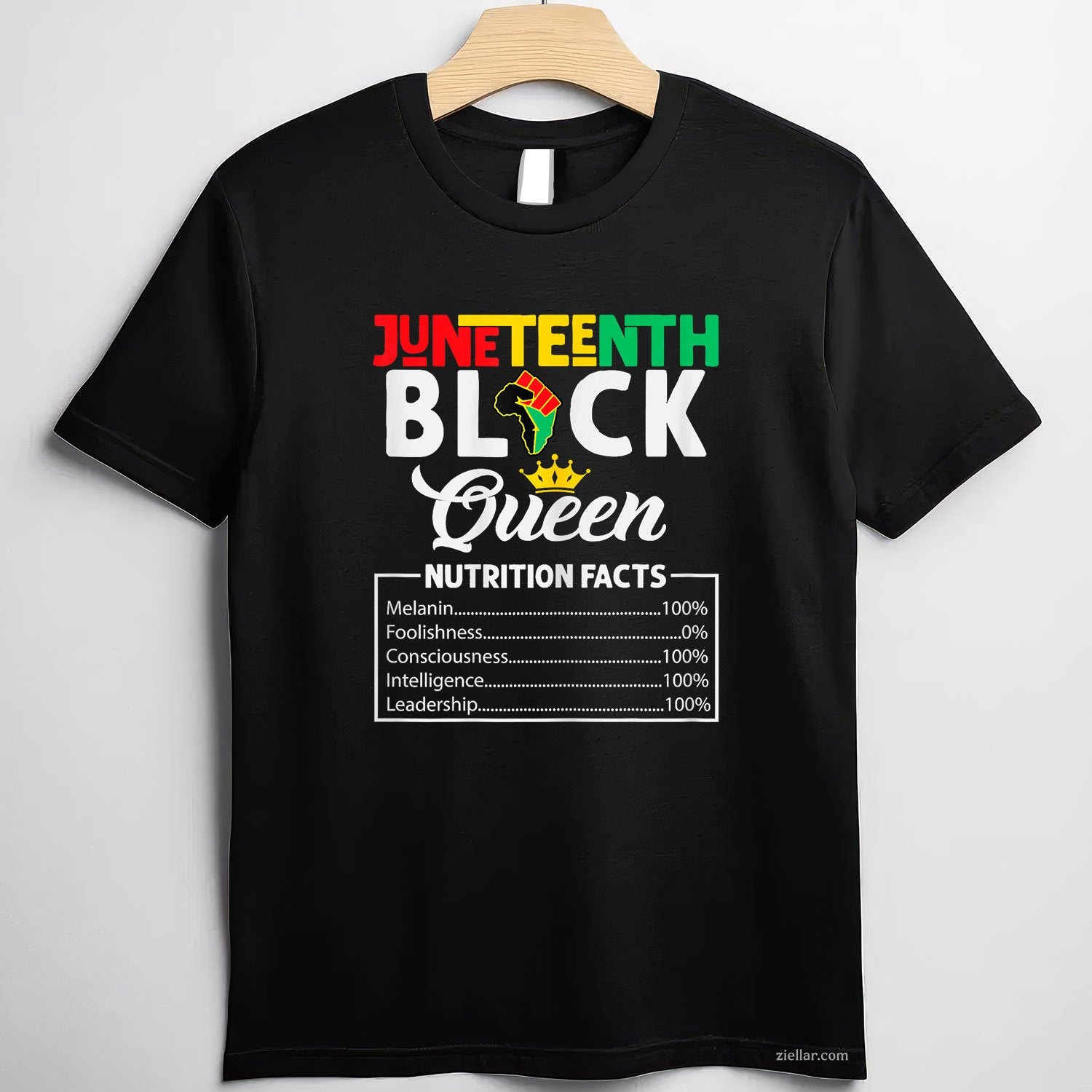 Juneteenth Womens Black Queen
