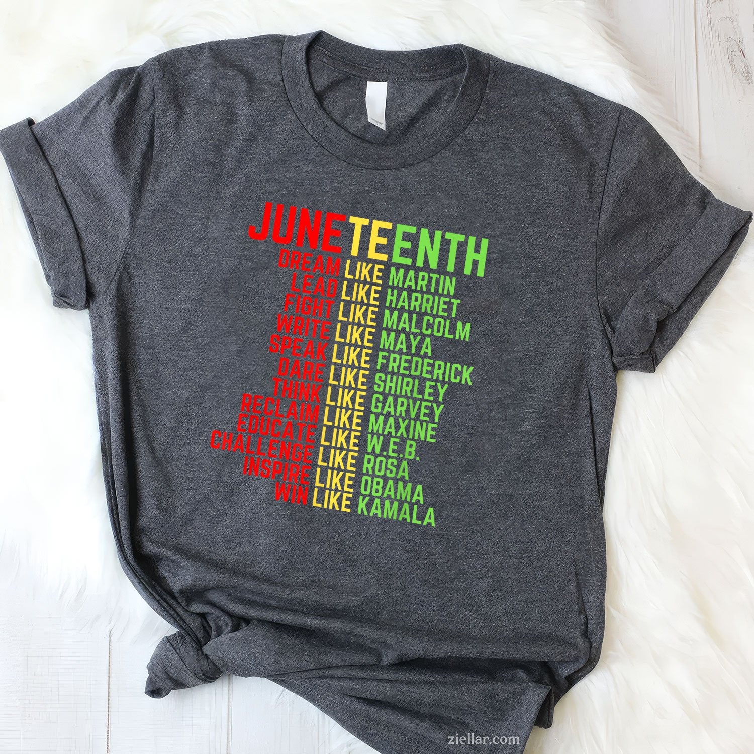 Juneteenth 1865 Dream Freedom Day Like Leaders TShirt Unisex