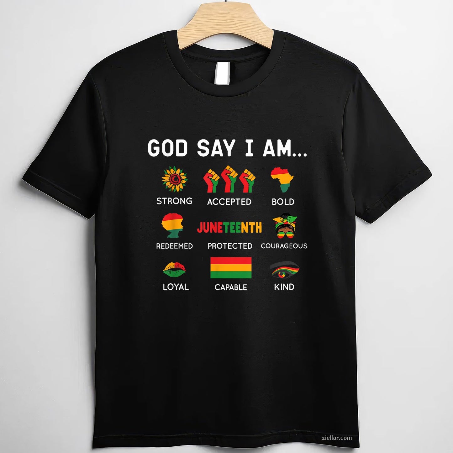 Juneteenth God Says I Am Celebrating Black