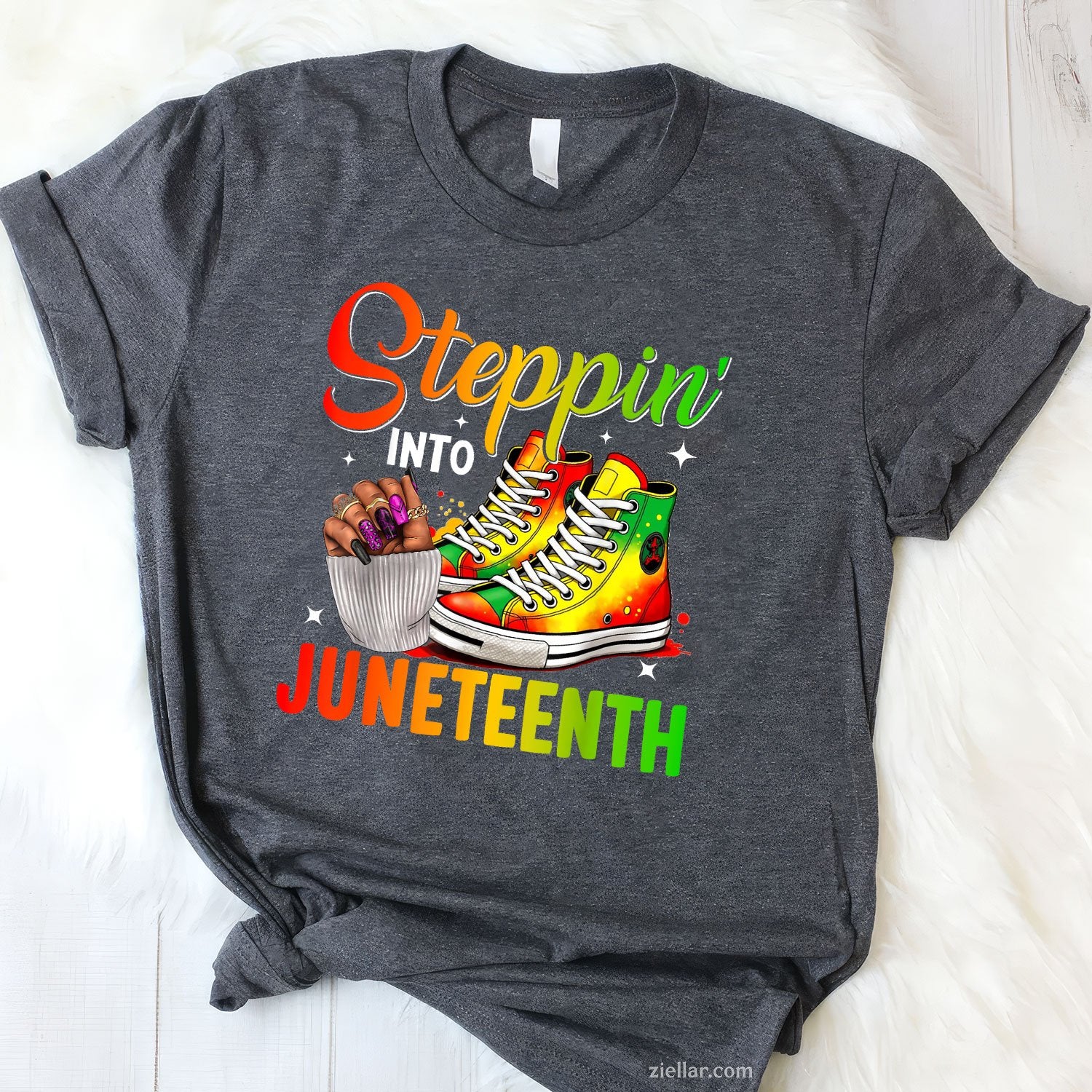 Juneteenth Shirts Women Stepping Into