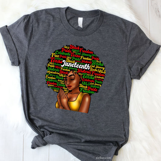 Juneteenth Melanin Black Women Natural Hair