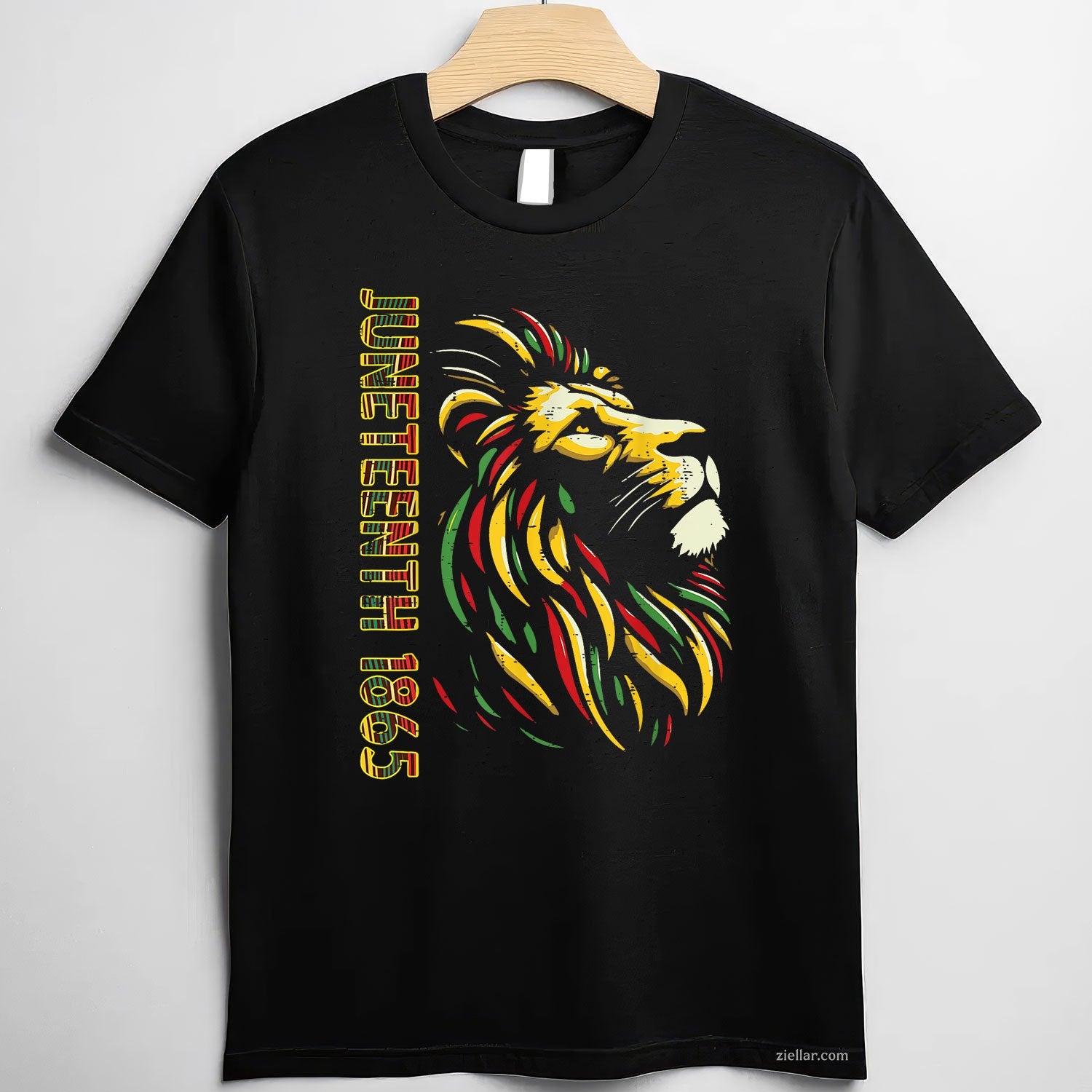 Juneteenth Lion Black African June 19th Men