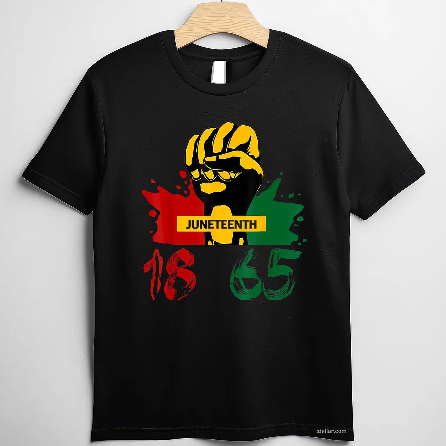 Juneteenth 18 65 African American Power Tee TShirt Gift For