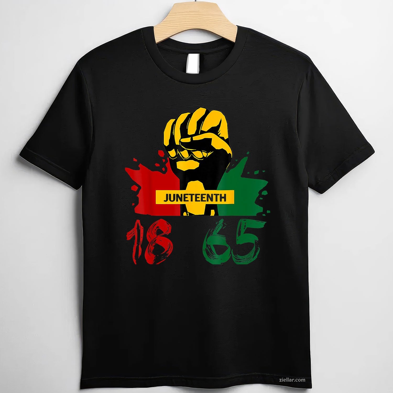 Juneteenth 18 65 African American Power Tee TShirt Gift For