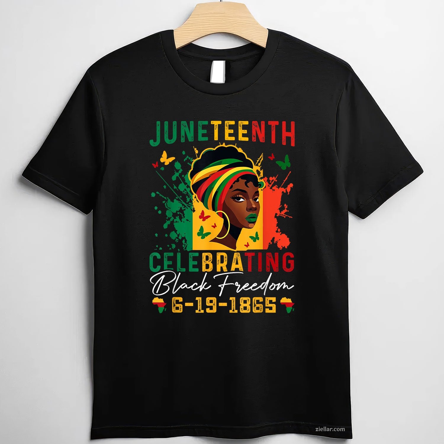 Juneteenth Celebrating Black Freedom 1865 TShirt Unisex