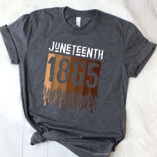 Juneteenth Tee Shirt June 19th 1865 Freedom Day Melanin TShirt