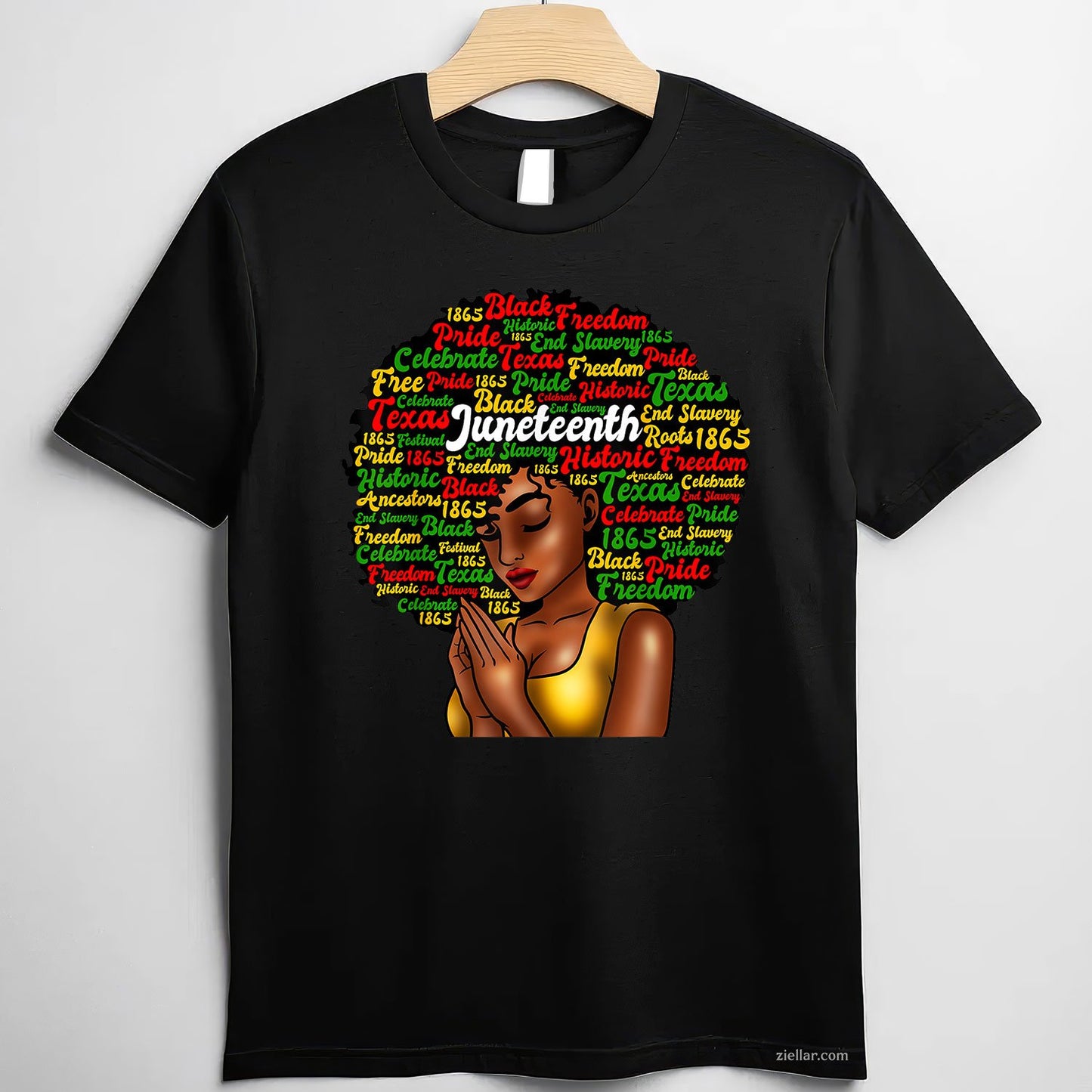 Juneteenth Melanin Black Women Natural Hair