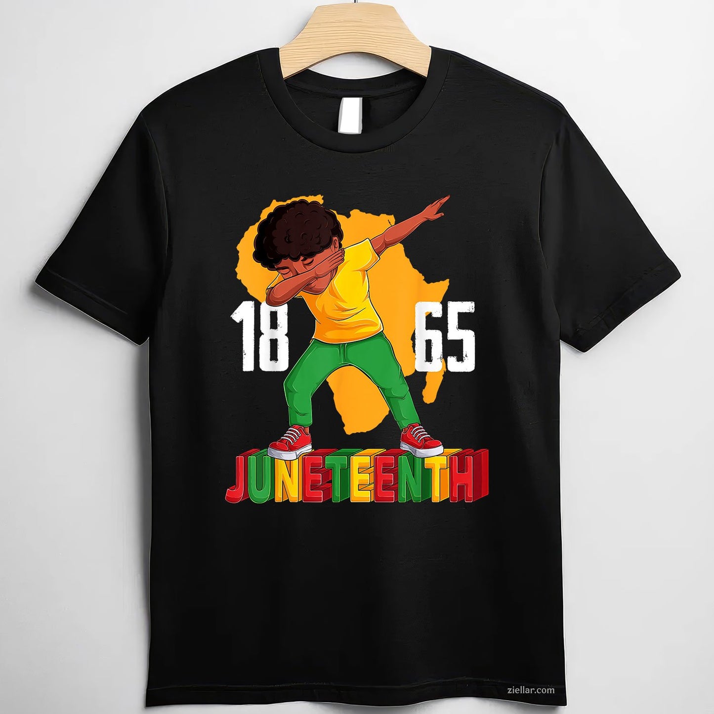 Juneteenth Dabbing Boy Men Black