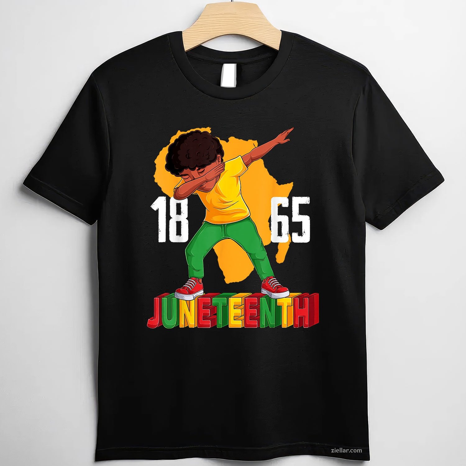 Juneteenth Dabbing Boy Men Black