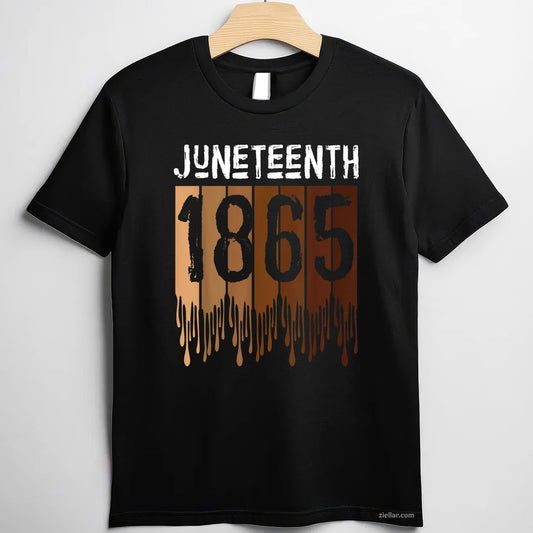Juneteenth Tee Shirt June 19th 1865 Freedom