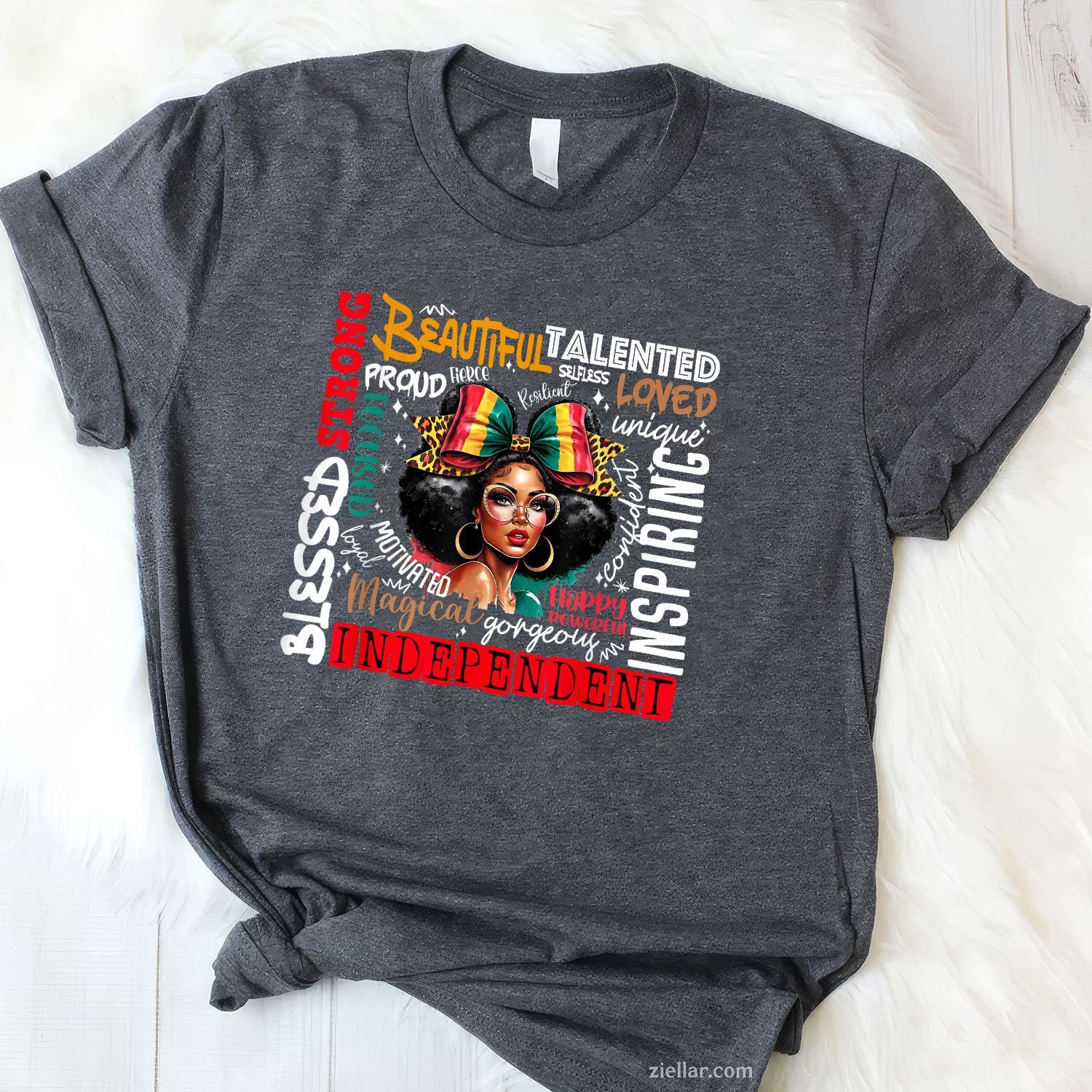 Juneteenth Afro Woman Tee