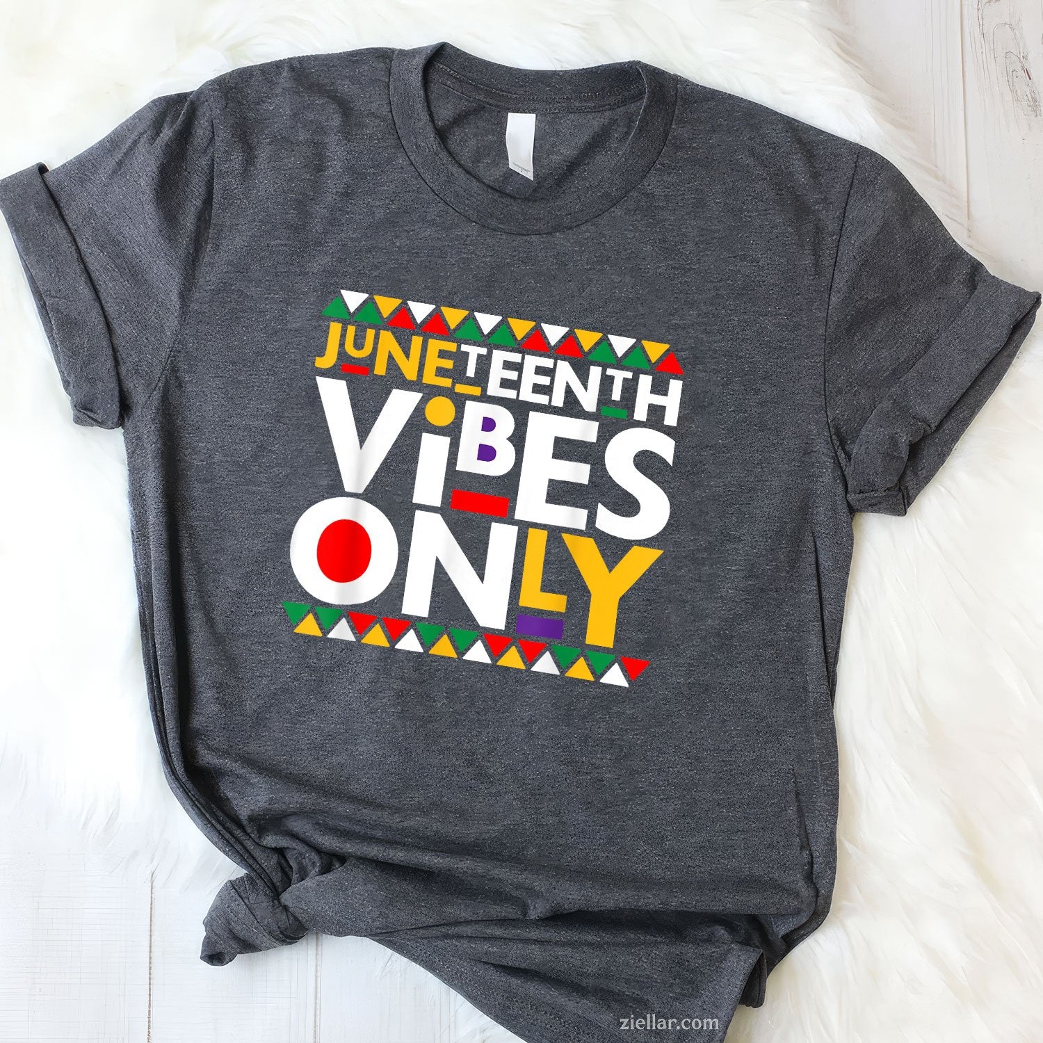 Juneteenth Vibes Only 1865 African American Men Women TShirt