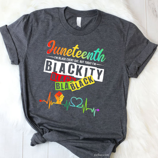 Juneteenth Blackity Heartbeat Black History African America