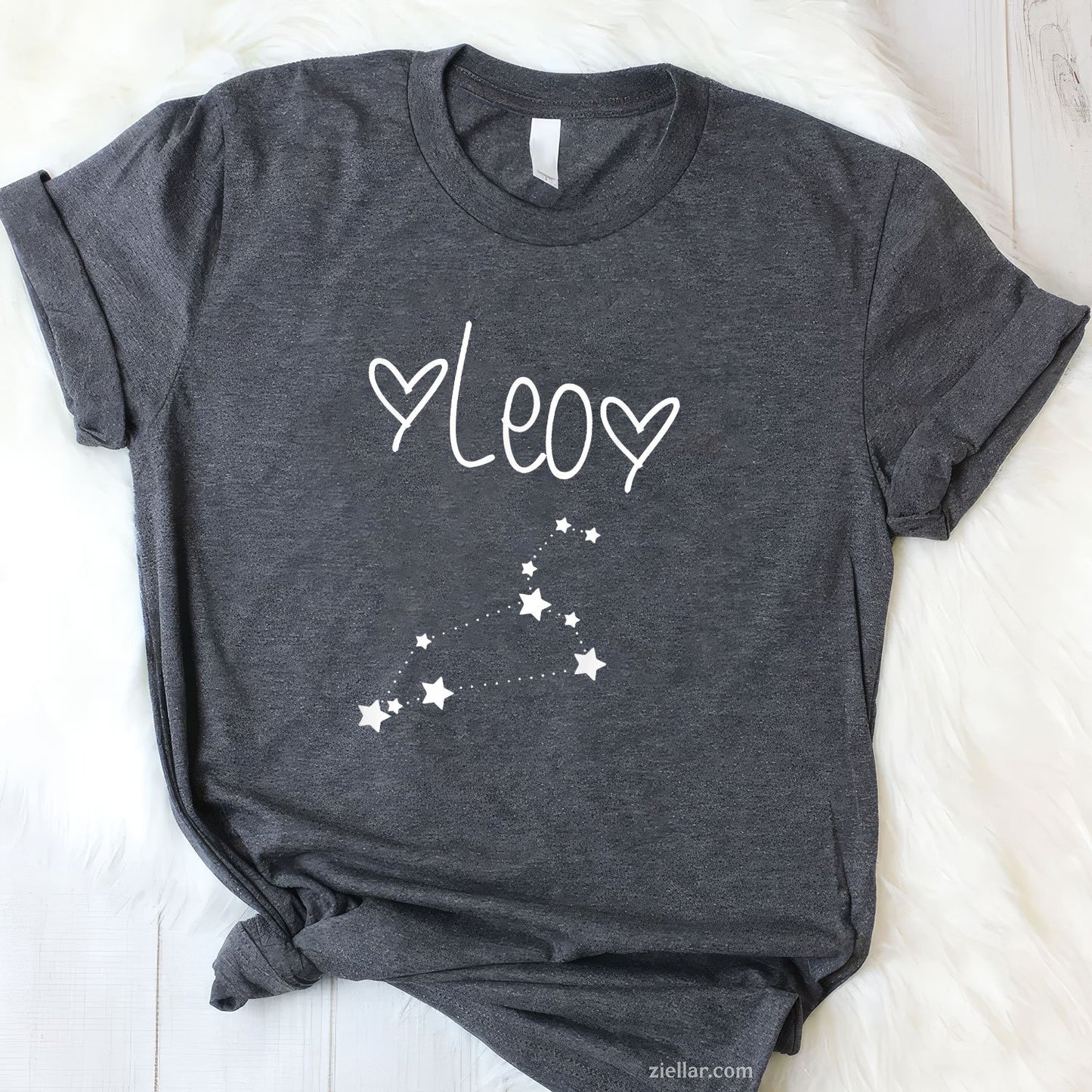 Leo Horoscope Zodiac Tee and T-Shirt, July August Birthday Astrology T-Shirt for Adults