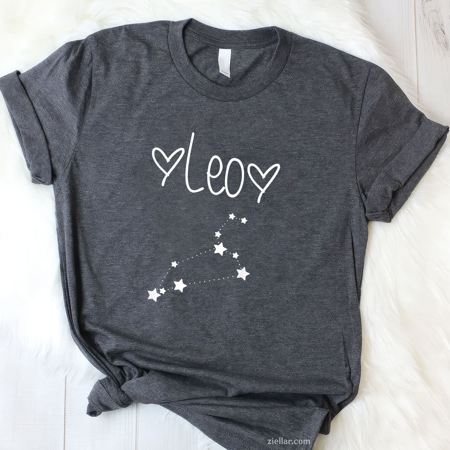 Leo Horoscope Zodiac Tee and T-Shirt, July August Birthday Astrology T-Shirt for Adults