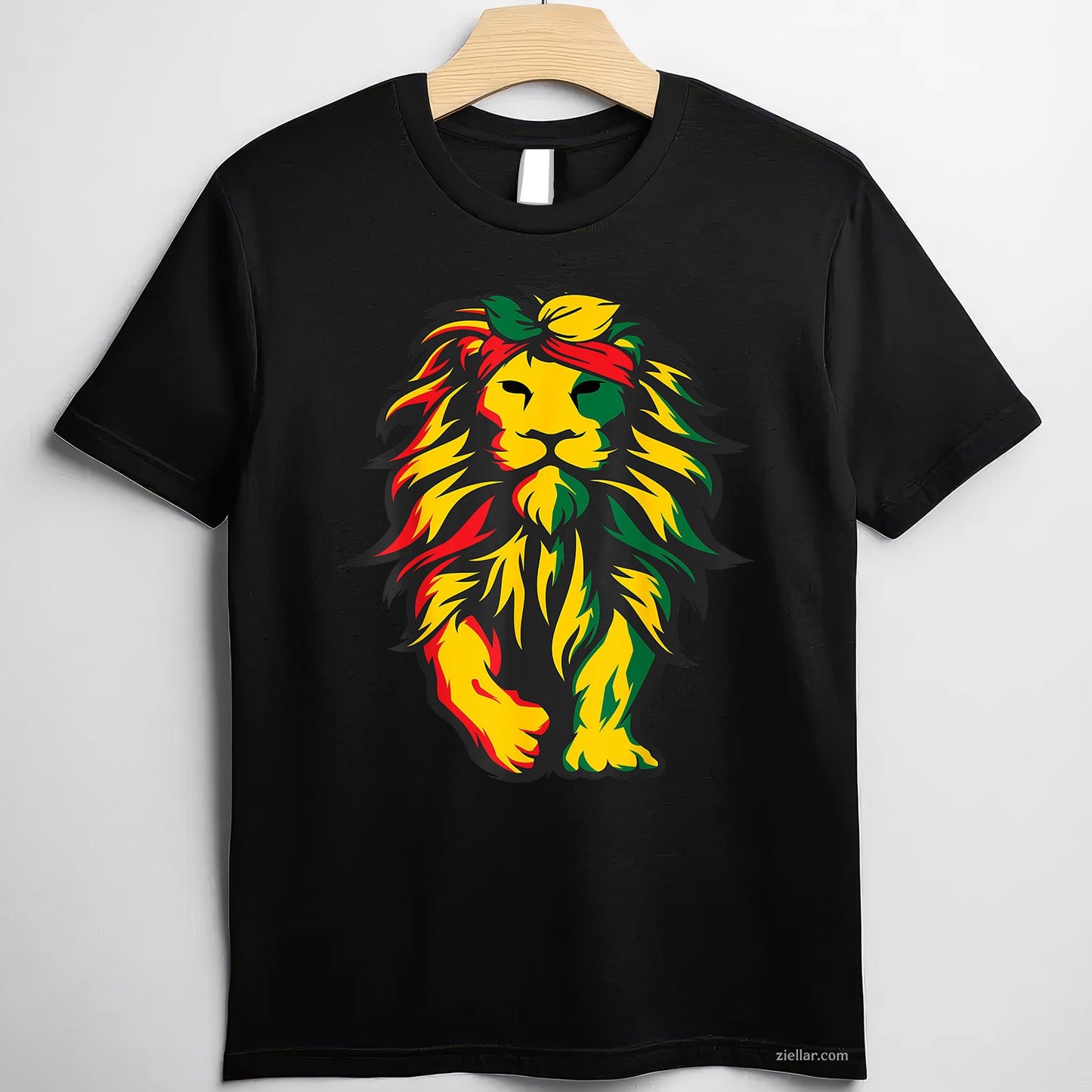 Lion Juneteenth Cool Black History African American Flag Tee TShirt