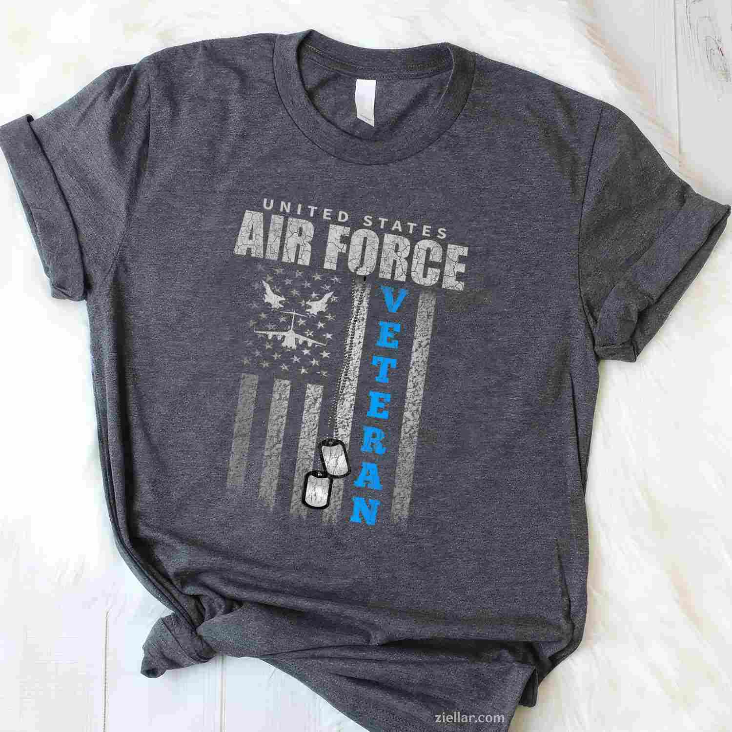 Love Our Veterans Day Proud Military American Flag T-Shirt And Tee For Adults