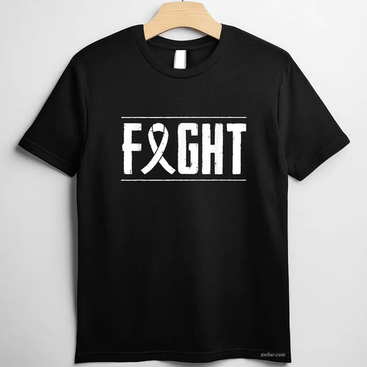 Lung Cancer Fight Cancer Ribbon T-Shirt