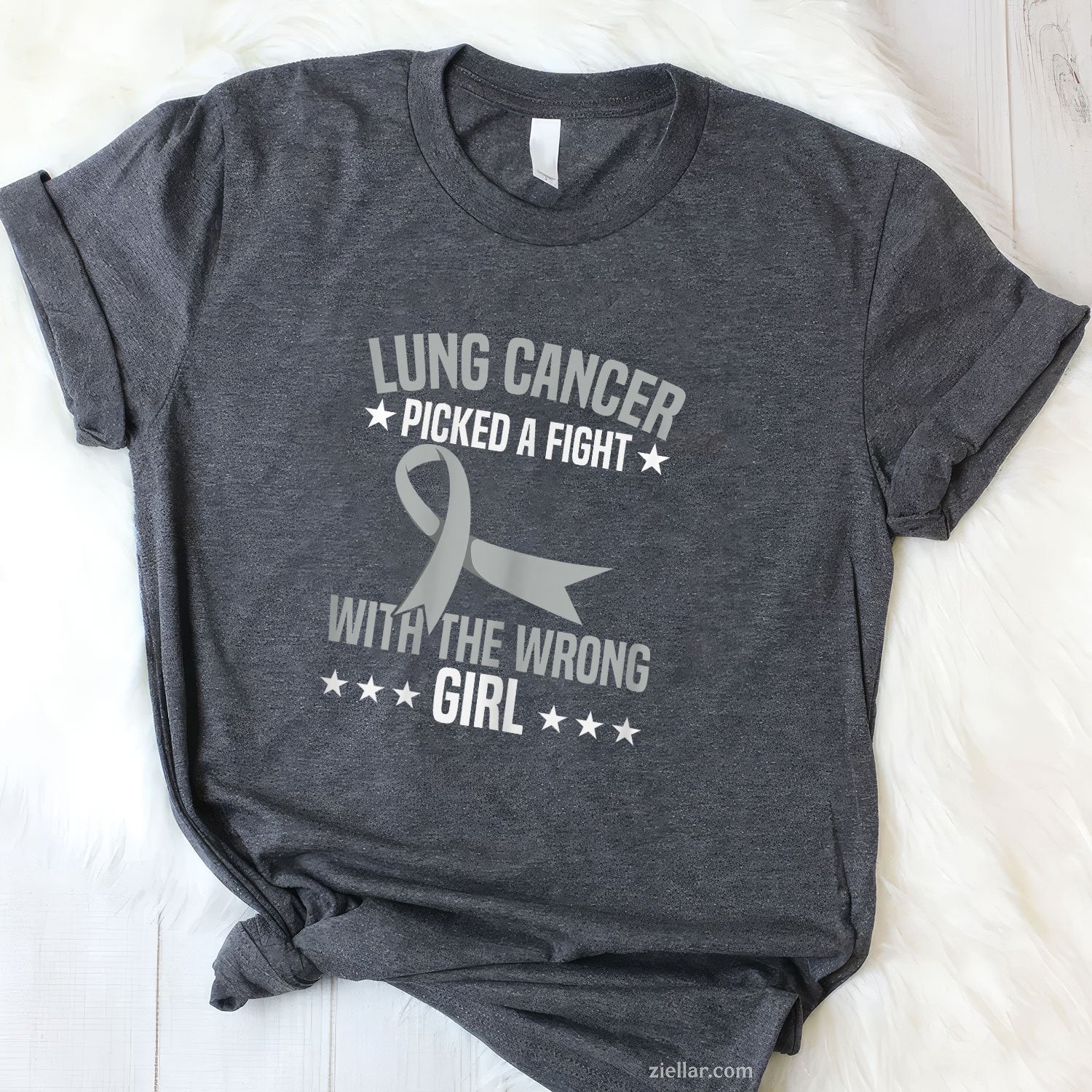 Lung Cancer Picked A Fight With The Wrong Girl T-Shirt