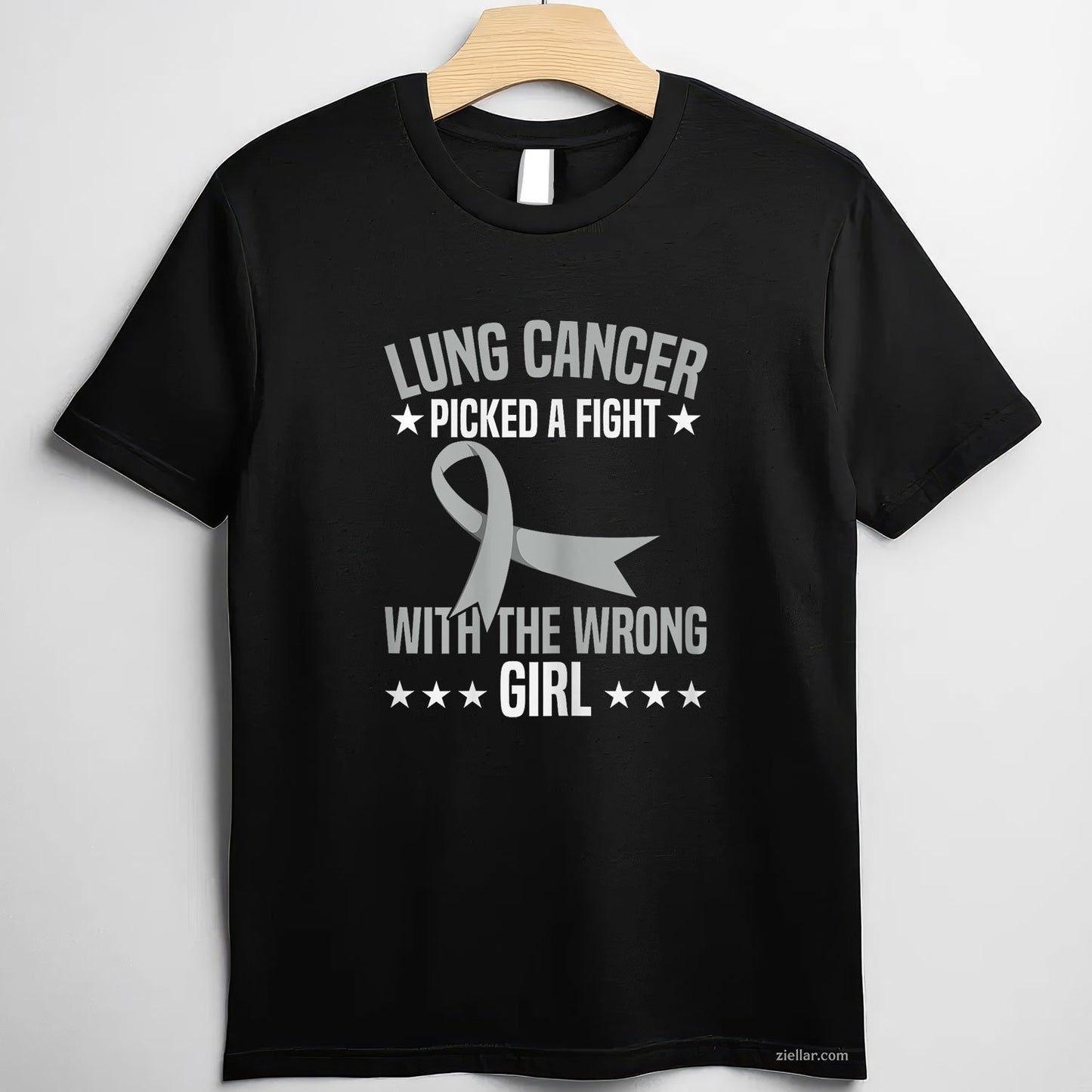 Lung Cancer Picked A Fight With The Wrong Girl T-Shirt
