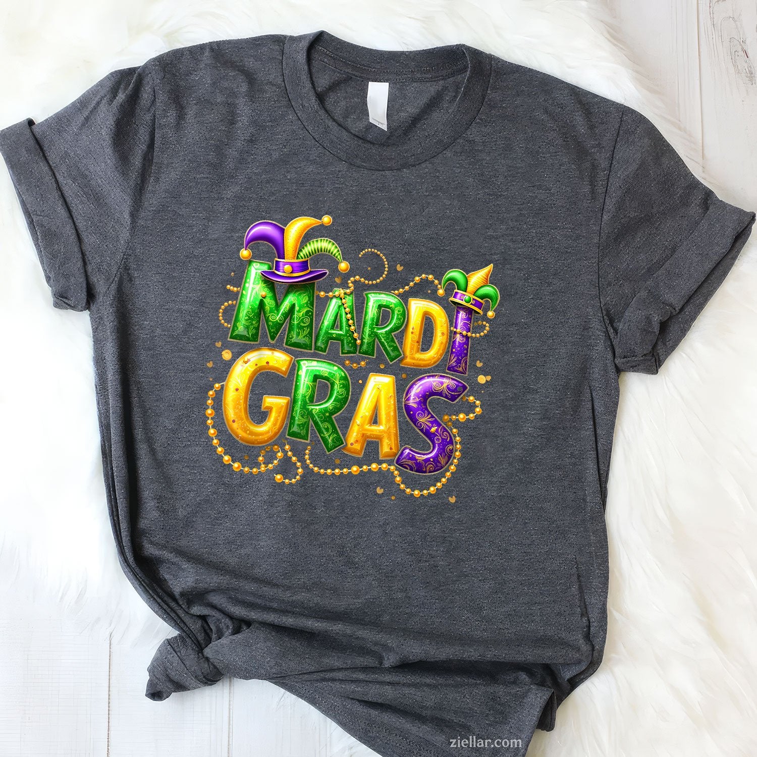 Mardi Gras 2025 Tee and T-Shirt, Carnival Outfits T-Shirt for Men and Women Adults Celebrating in Style