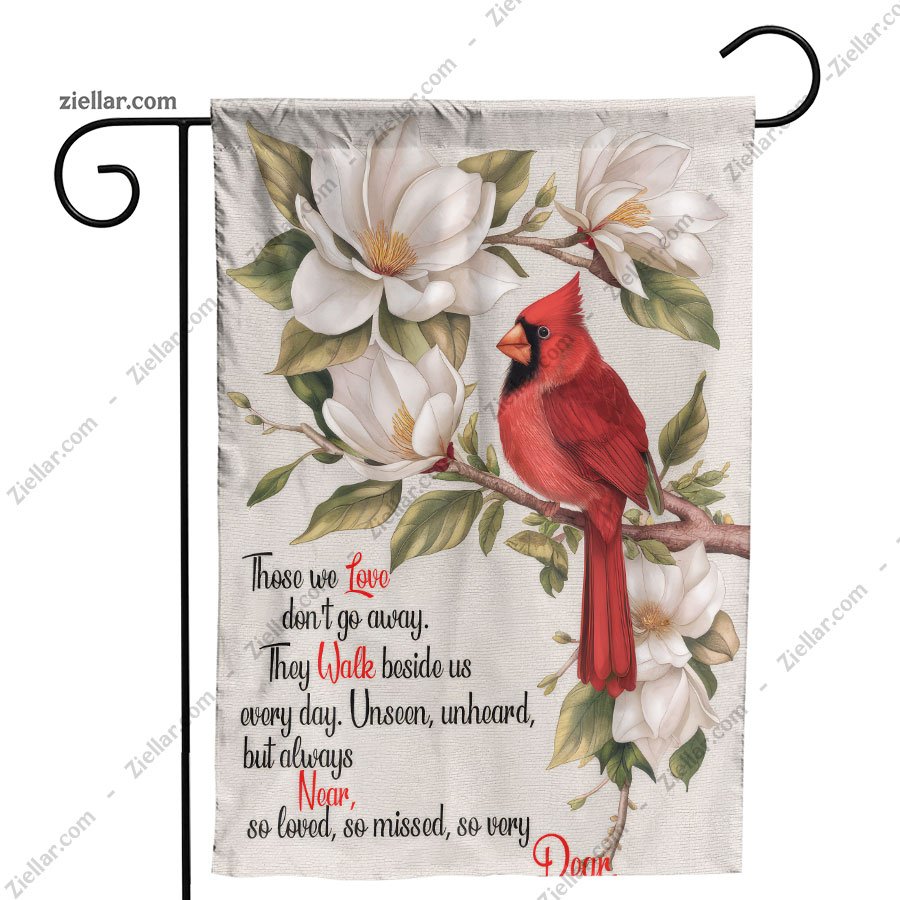 Memorial Cardinal Garden Flag 12x18 Inch Double Sided Red Bird Yard Decor