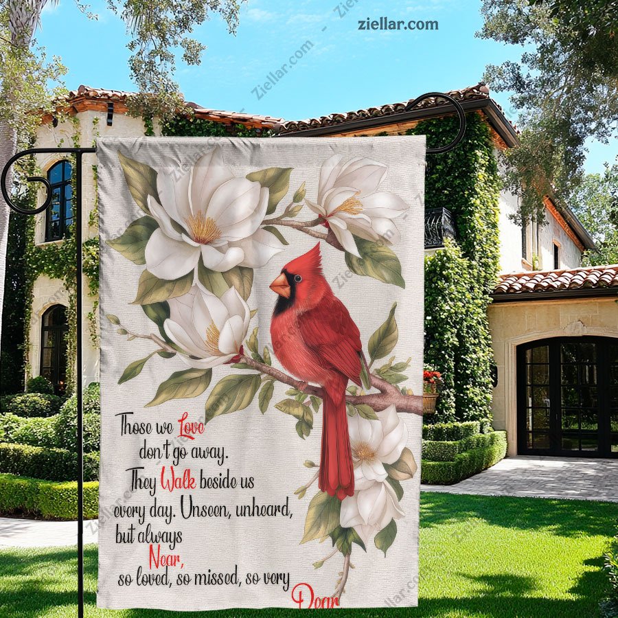 Memorial Cardinal Garden Flag 12x18 Inch Double Sided Red Bird Yard Decor