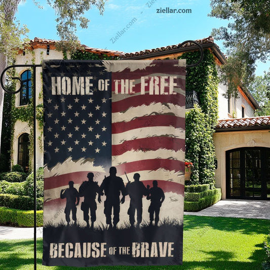 Memorial Day Patriotic Flag, Double Sided Outdoor USA House Flag for Yard Decor