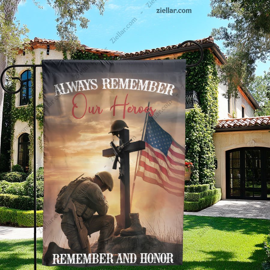 Memorial Day Patriotic Garden FlagDouble Sided 4th of July Flags for Outside