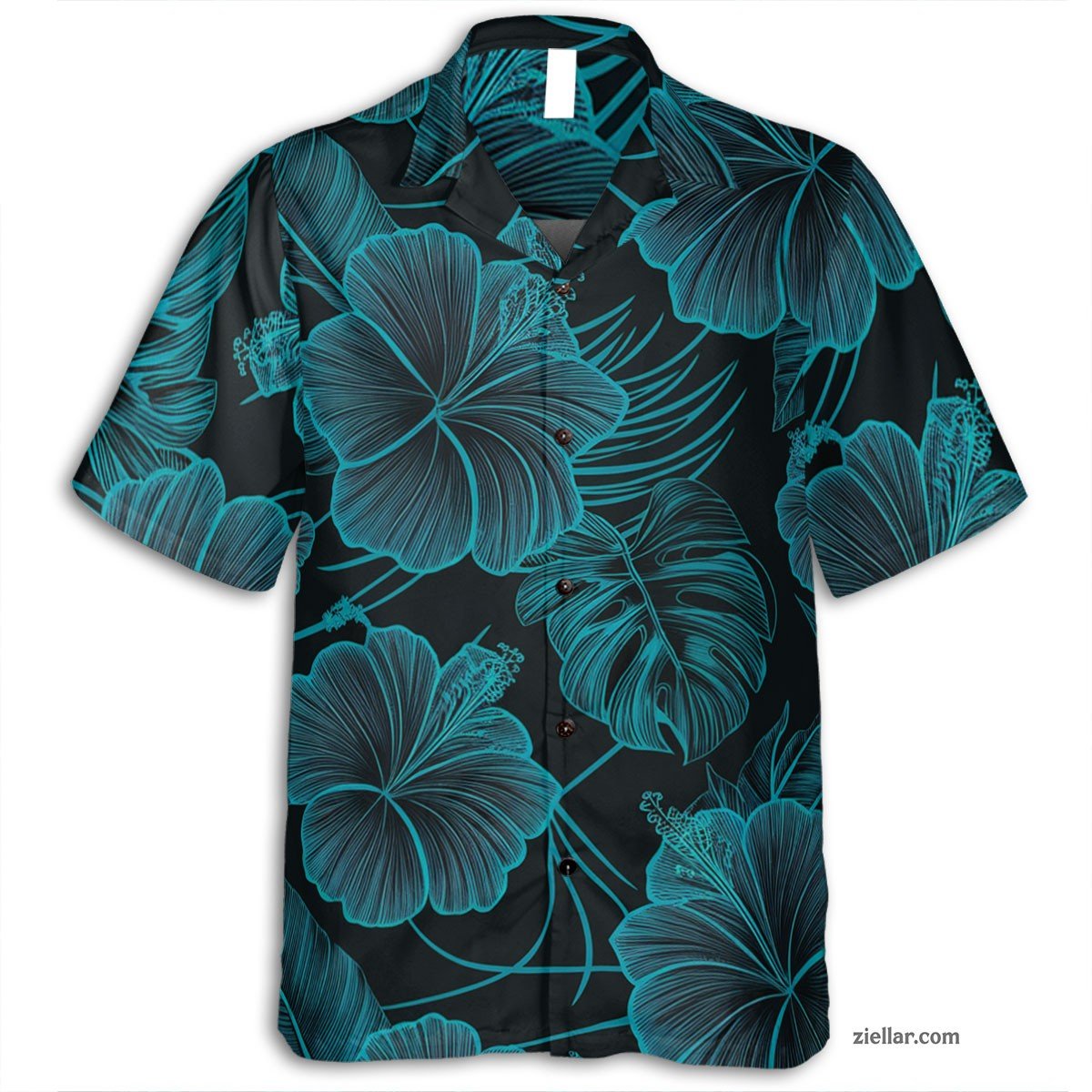 Men Women Hibiscus Hawaiian Shirt Tee, Tropical Aloha Beachwear Gift