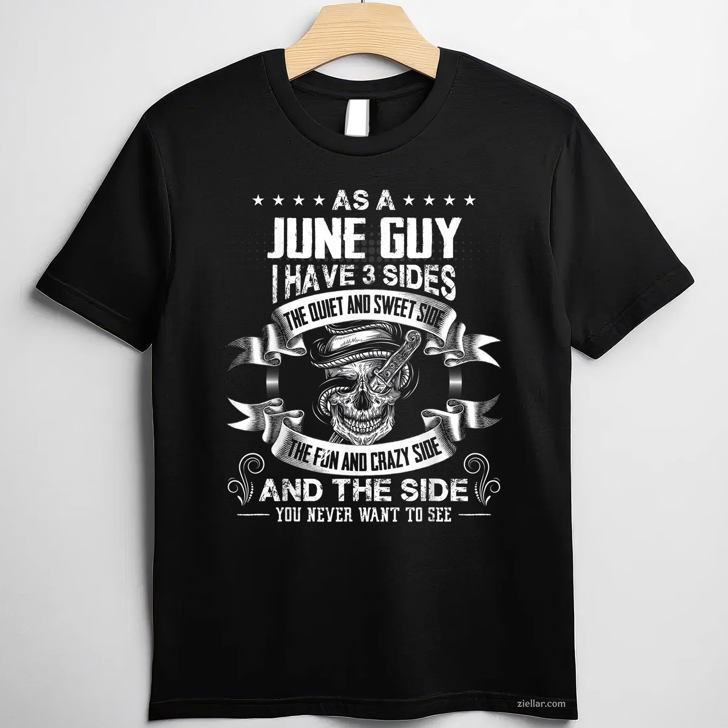 Mens As A June Guy I Have 3 Sides TShirt