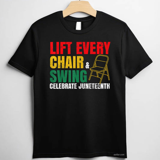 Mens Juneteenth Tee Black Freedom Day Celebration Funny TShirt