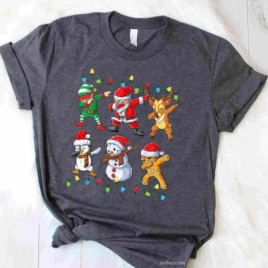 Most Likely To Fart On Santa'S Lap Family Matching Christmas T-Shirt_ Funny Group Party Tee