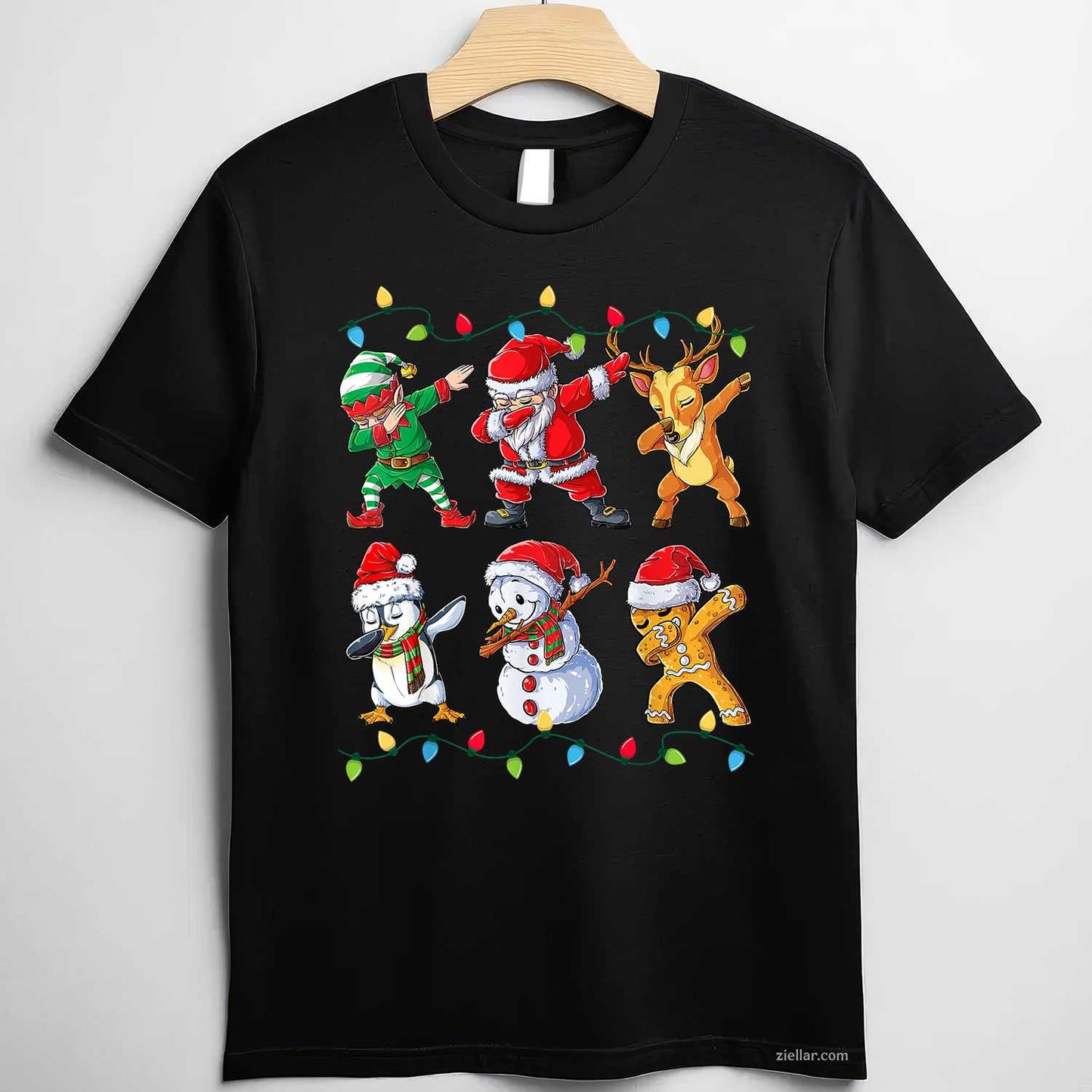 Most Likely To Fart On Santa'S Lap Family Matching Christmas T-Shirt_ Funny Group Party Tee
