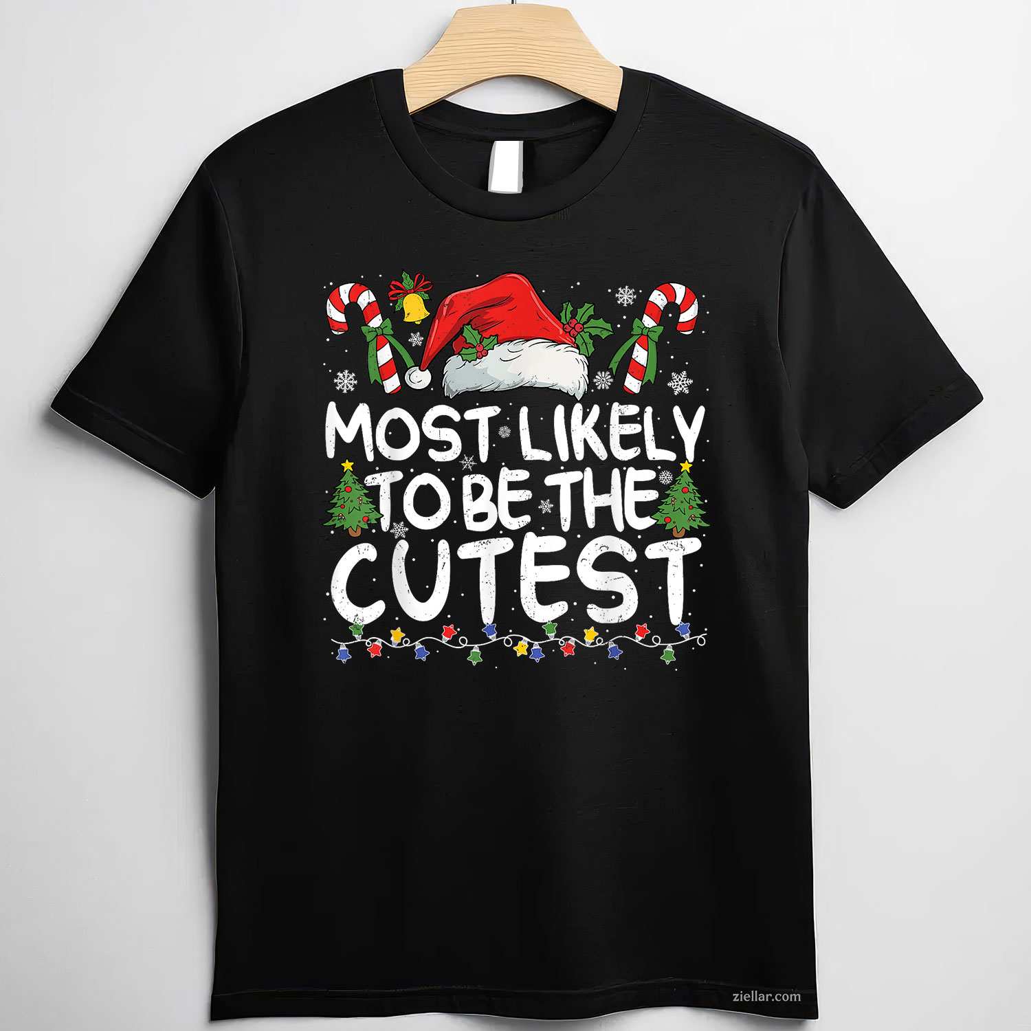 Most Likely To Eat Santas Cookies Family Christmas Matching T-Shirt, A Funny Christmas Santa'S Cookies Tee