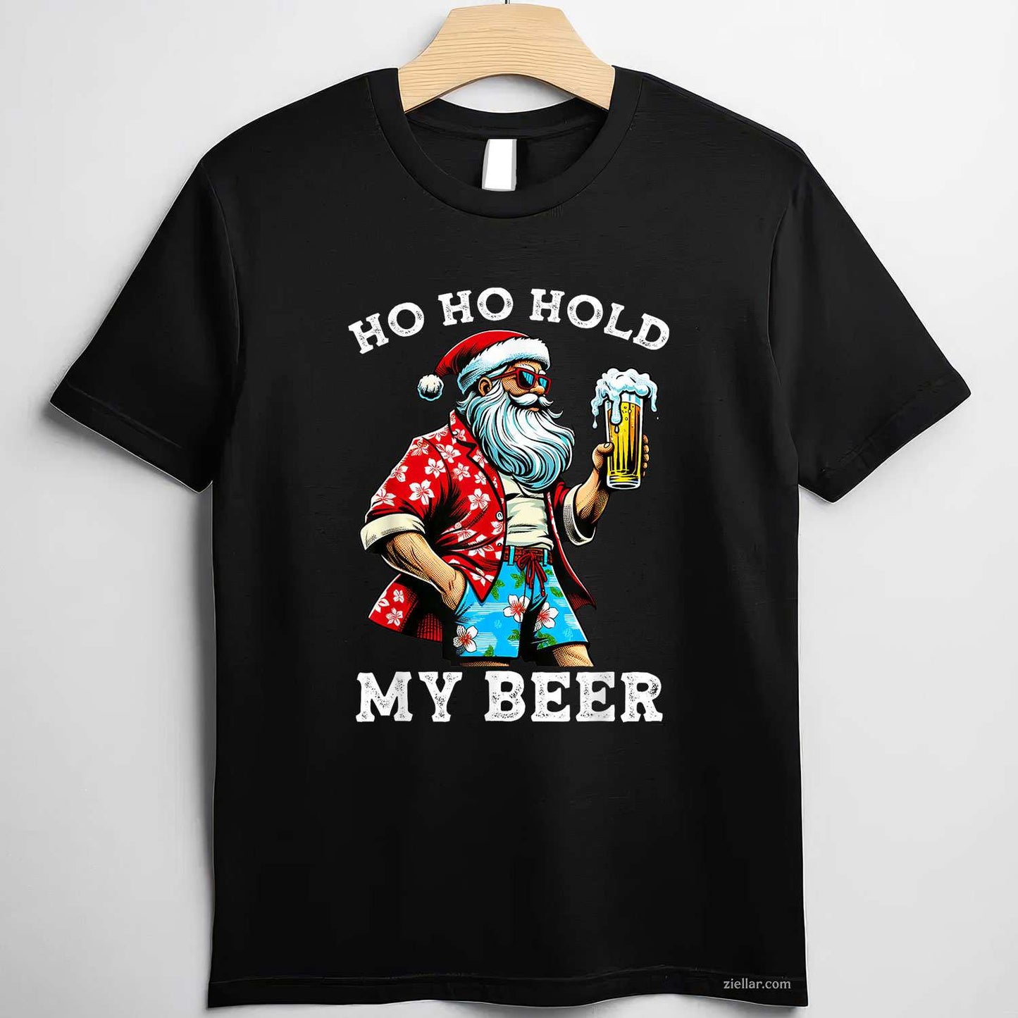 Most Wonderful Christmas Co Bigfoot Christmas Tree Lights Xmas Men T-Shirt_ Funny Cryptid Holiday Tee