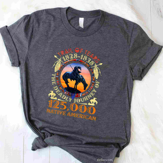 Native American Trail Of Tears 125000 Unisex T-Shirt And Tee For Adults