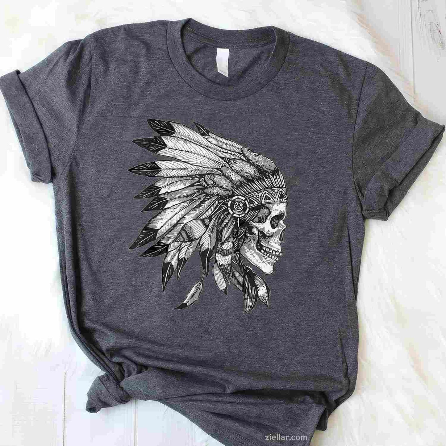 Native American Indigenous Red Hand, Indian Blood Themed T-Shirt And Tee For Adults