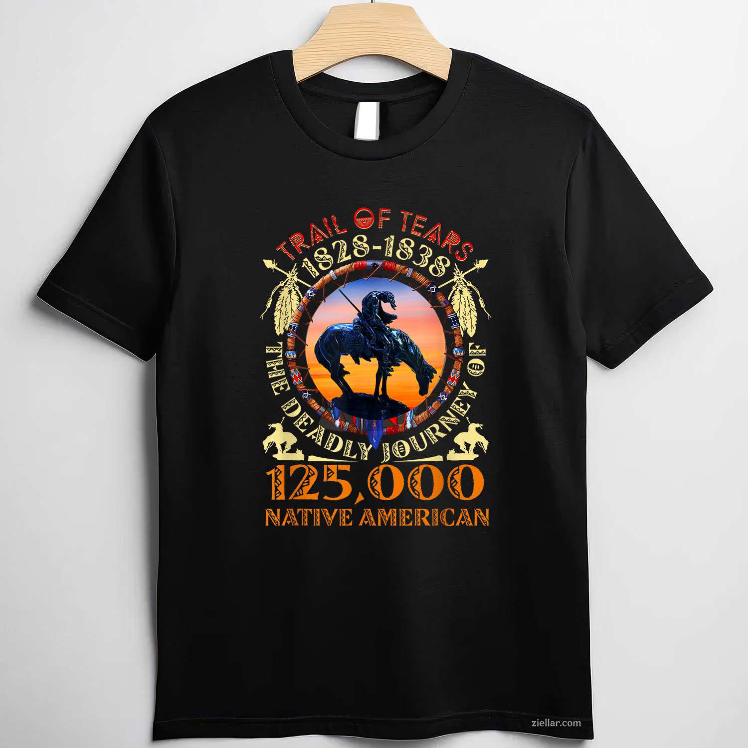 Native American Trail Of Tears 125000 Unisex T-Shirt And Tee For Adults