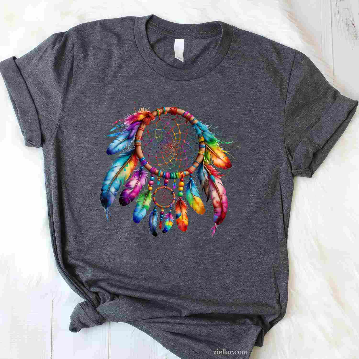 Native American Indian Headdress Costume, Jewelry Decor T-Shirt And Tee For Adults