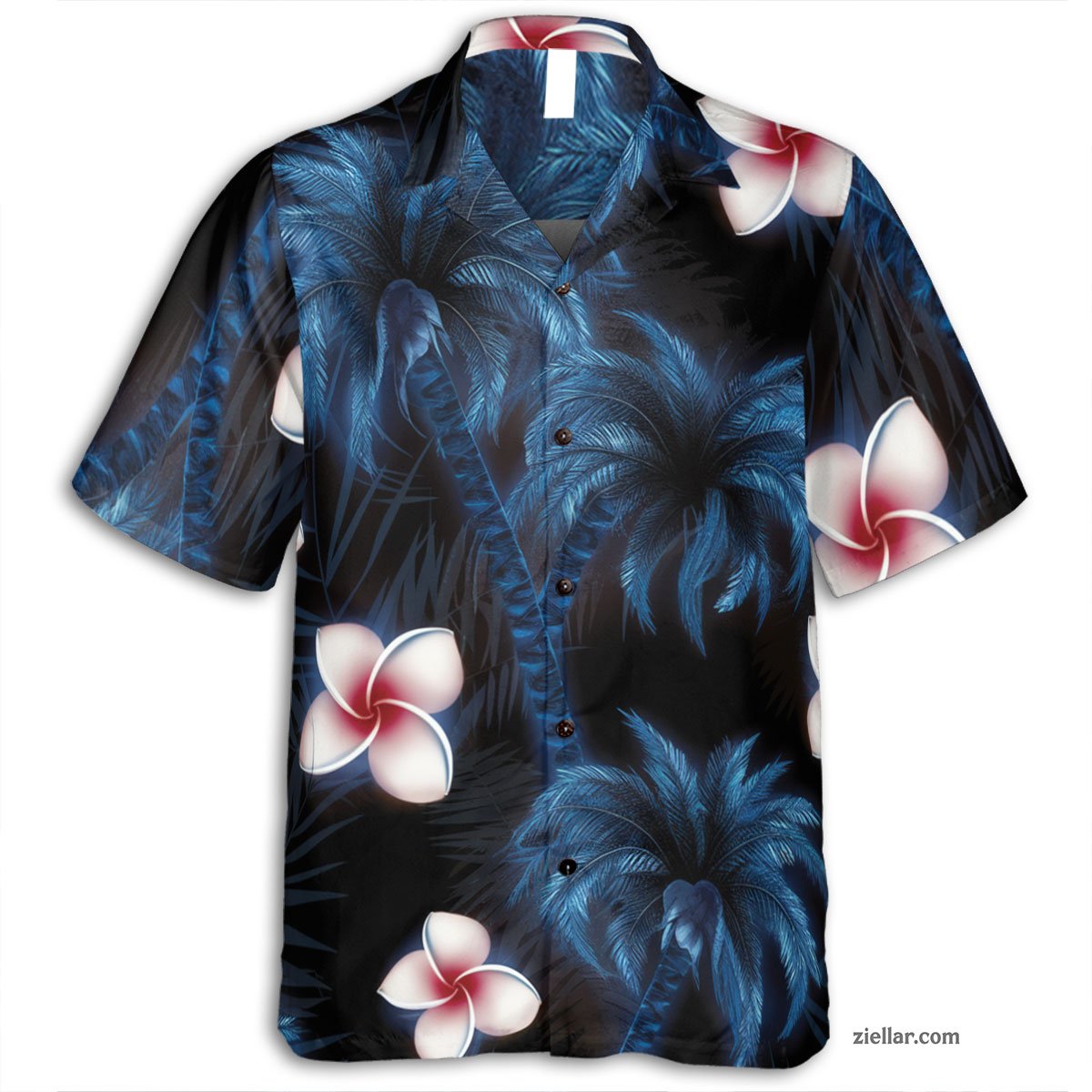 Night Floral Hawaiian Shirt and Tee, Vibrant Aloha Gift for Unisex Wear