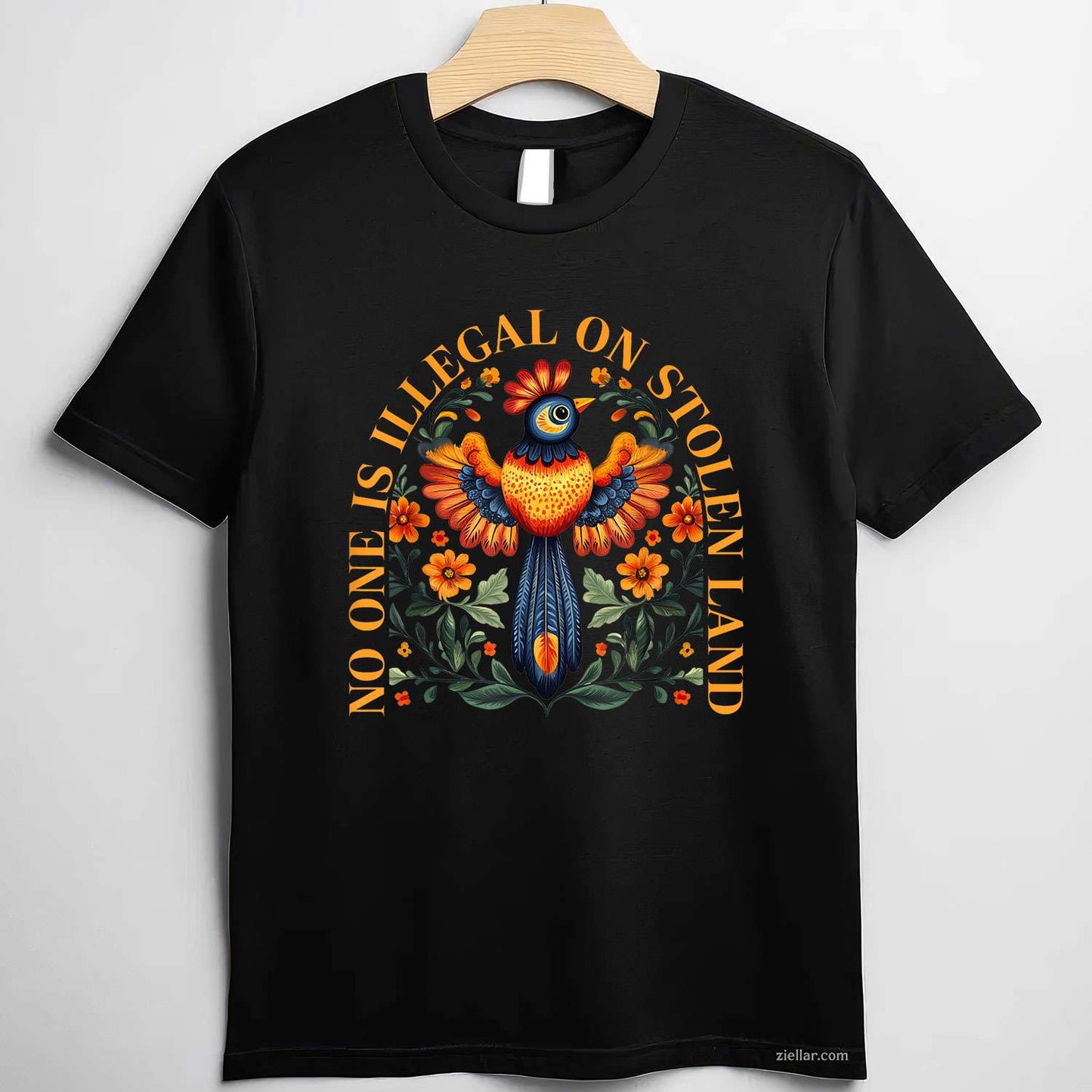 No One Is Illegal On Stolen Land, Native Americans Vintage T-Shirt And Tee For Adults