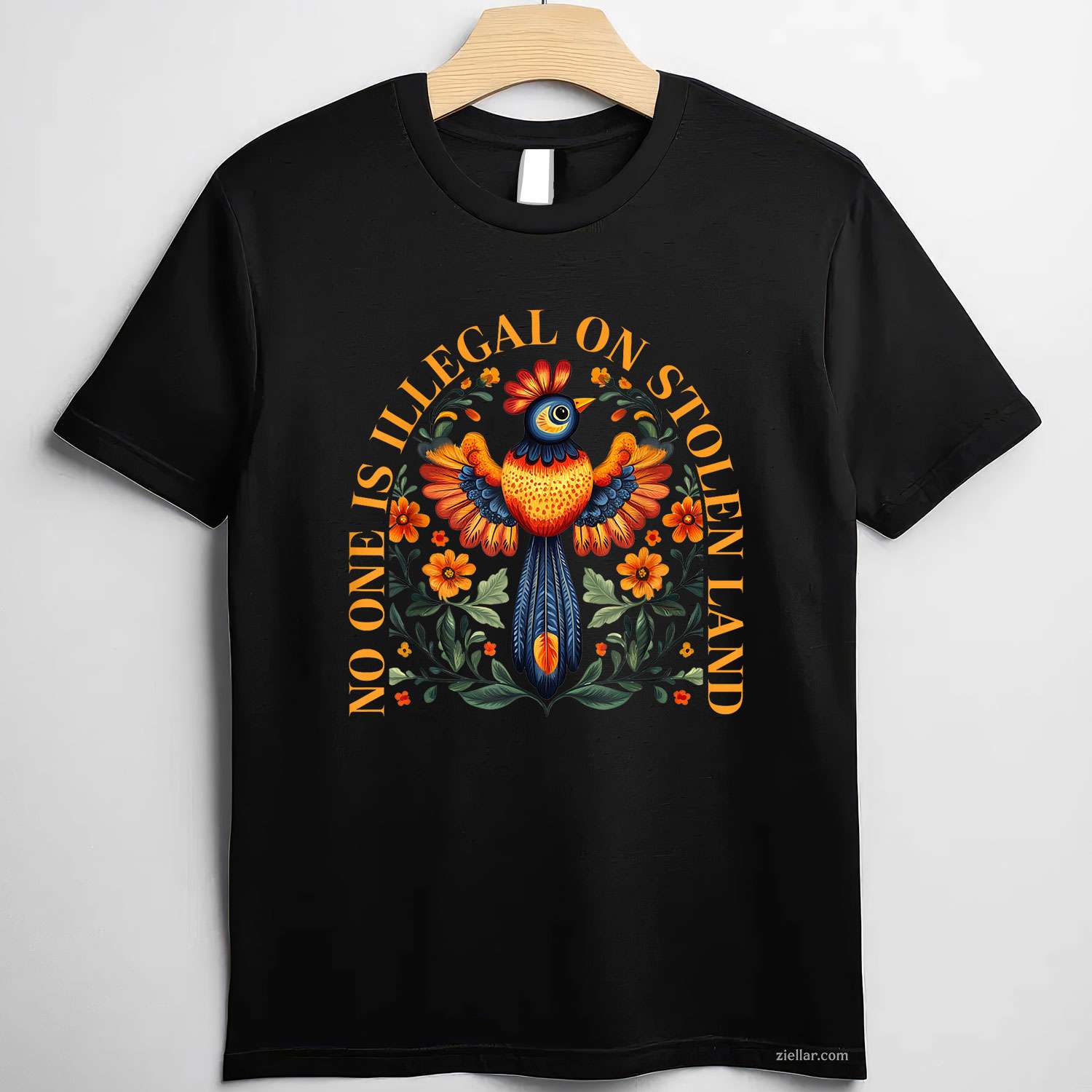 No One Is Illegal On Stolen Land, Native Americans Vintage T-Shirt And Tee For Adults