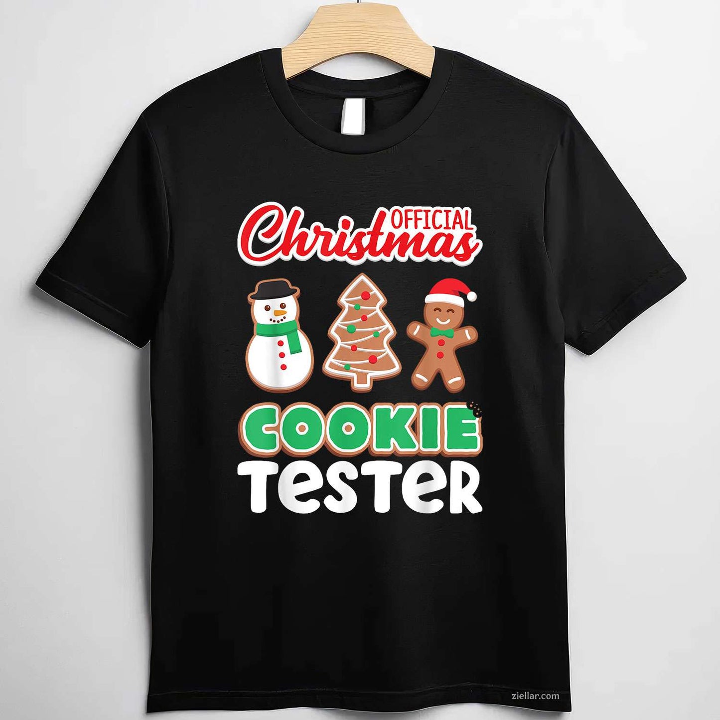 Official Christmas Cookie Tester Taster Baking Crew T-Shirt, An Official Baking Crew Christmas Cookie Tester Tee