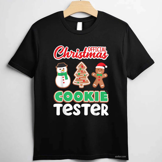Official Christmas Cookie Tester Taster Baking Crew T-Shirt, An Official Baking Crew Christmas Cookie Tester Tee