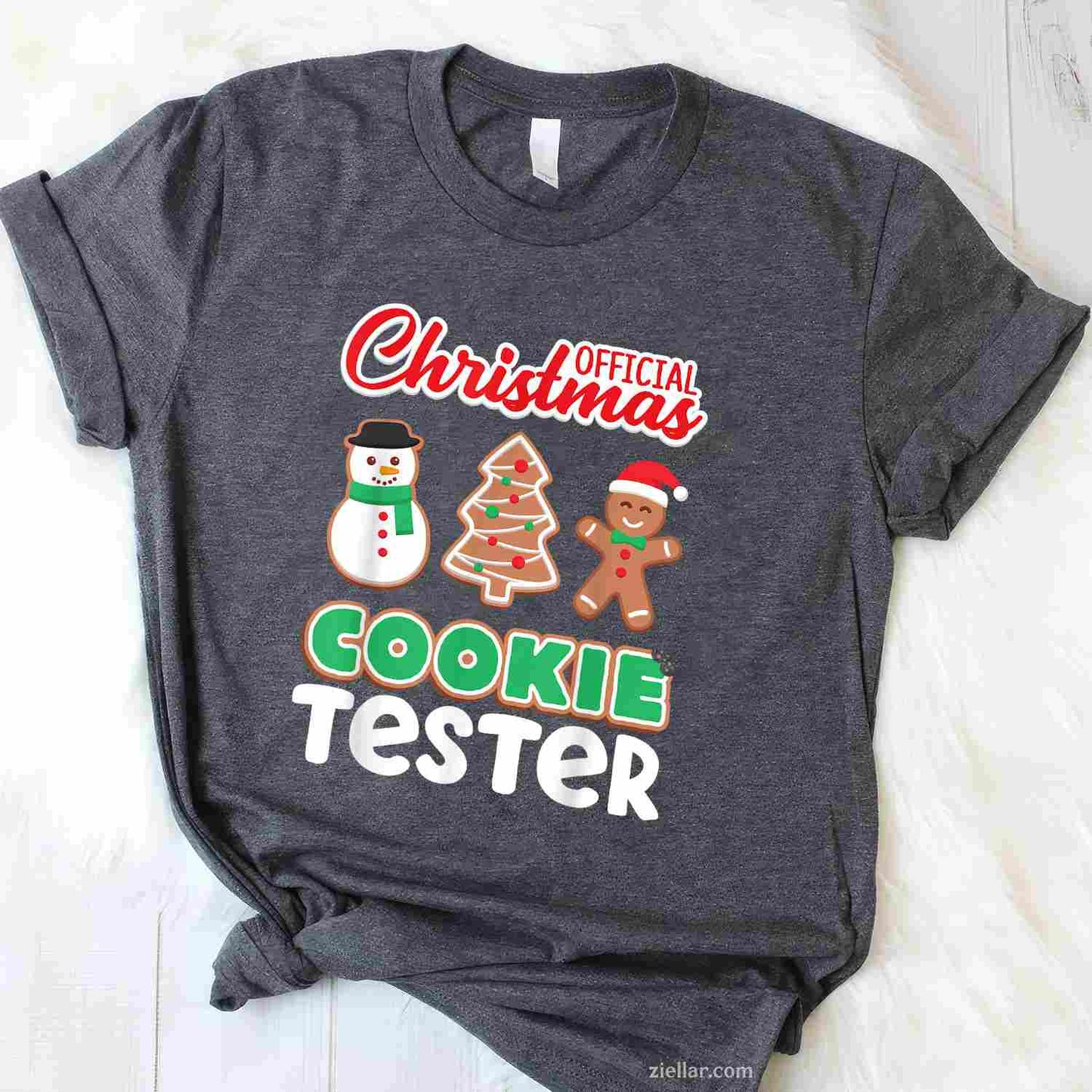 Official Christmas Cookie Tester Taster Baking Crew T-Shirt, An Official Baking Crew Christmas Cookie Tester Tee